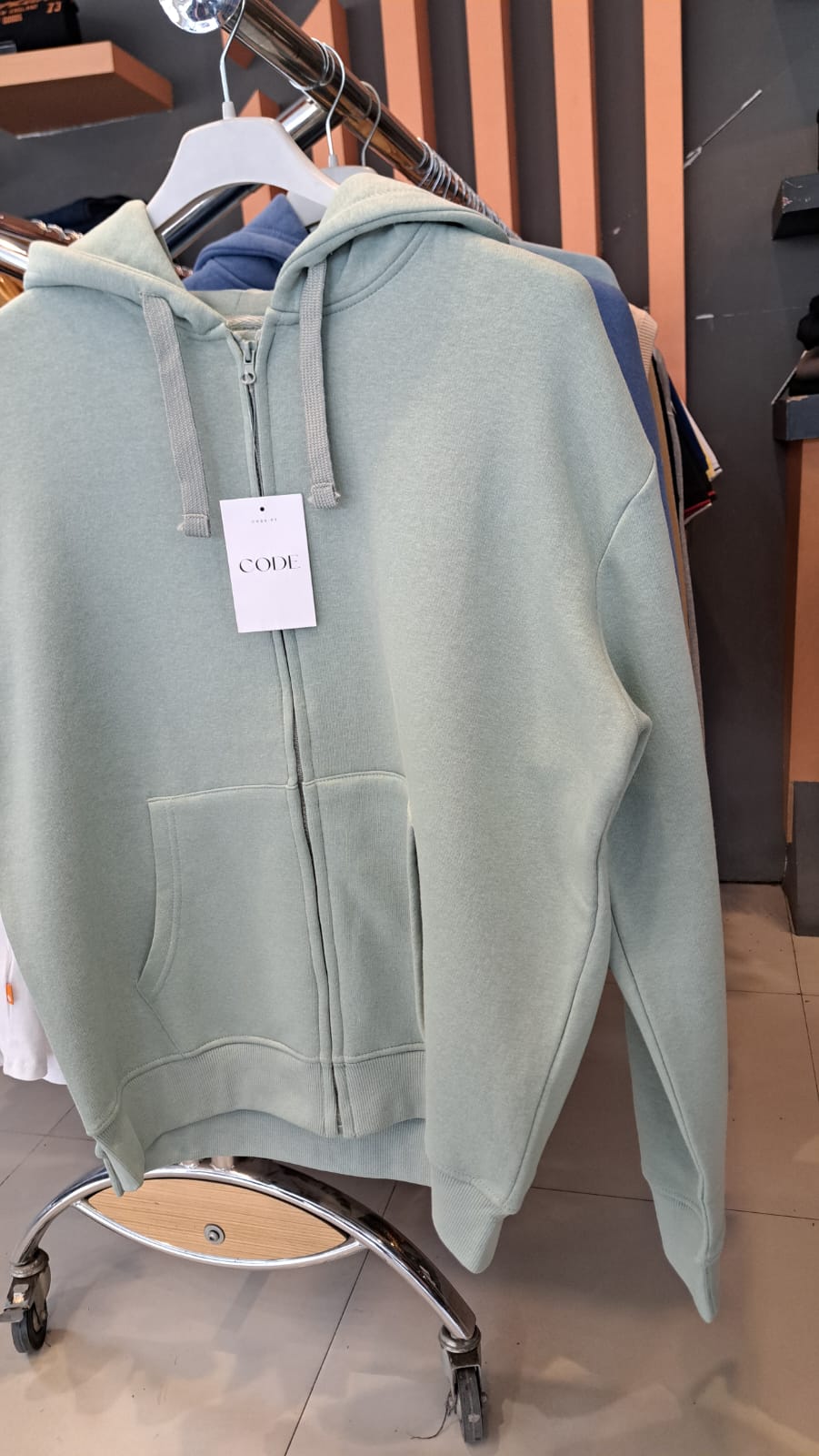 CODE JEANS FLEECE ZIPPER