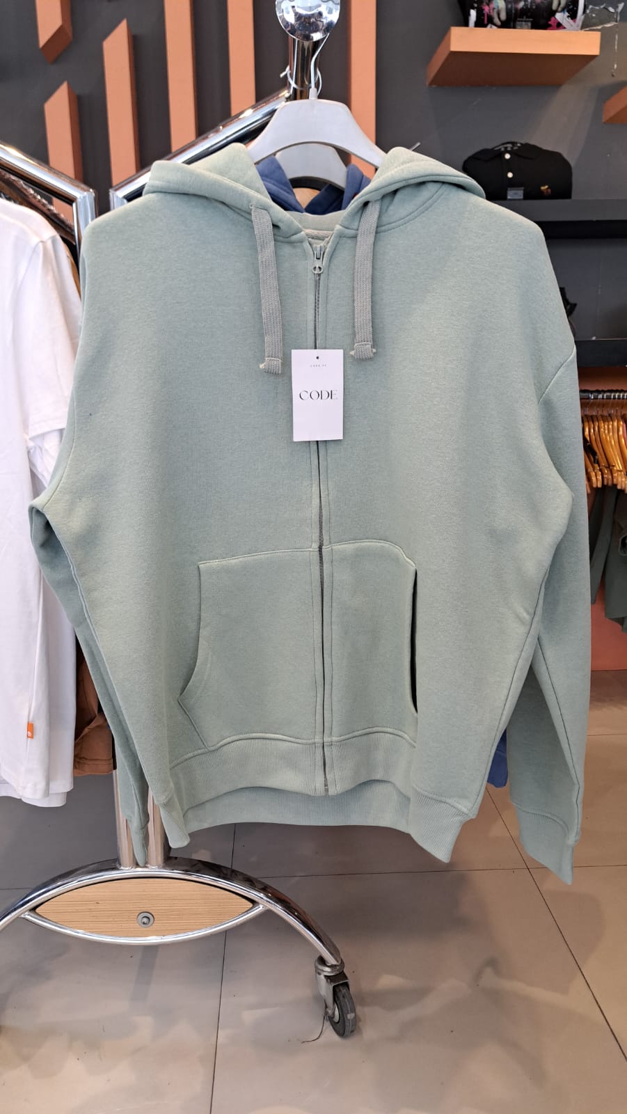 CODE JEANS FLEECE ZIPPER