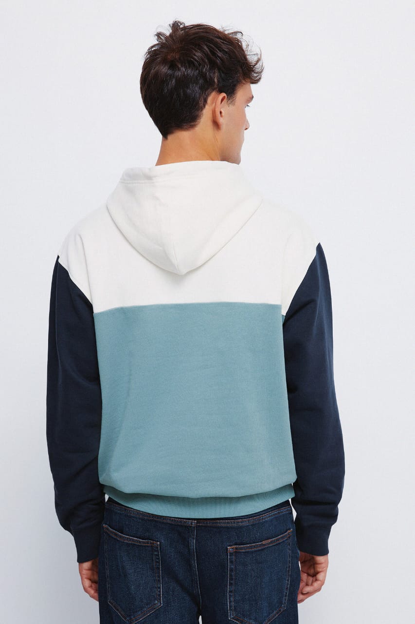 COLOR BLOCK HOODIE