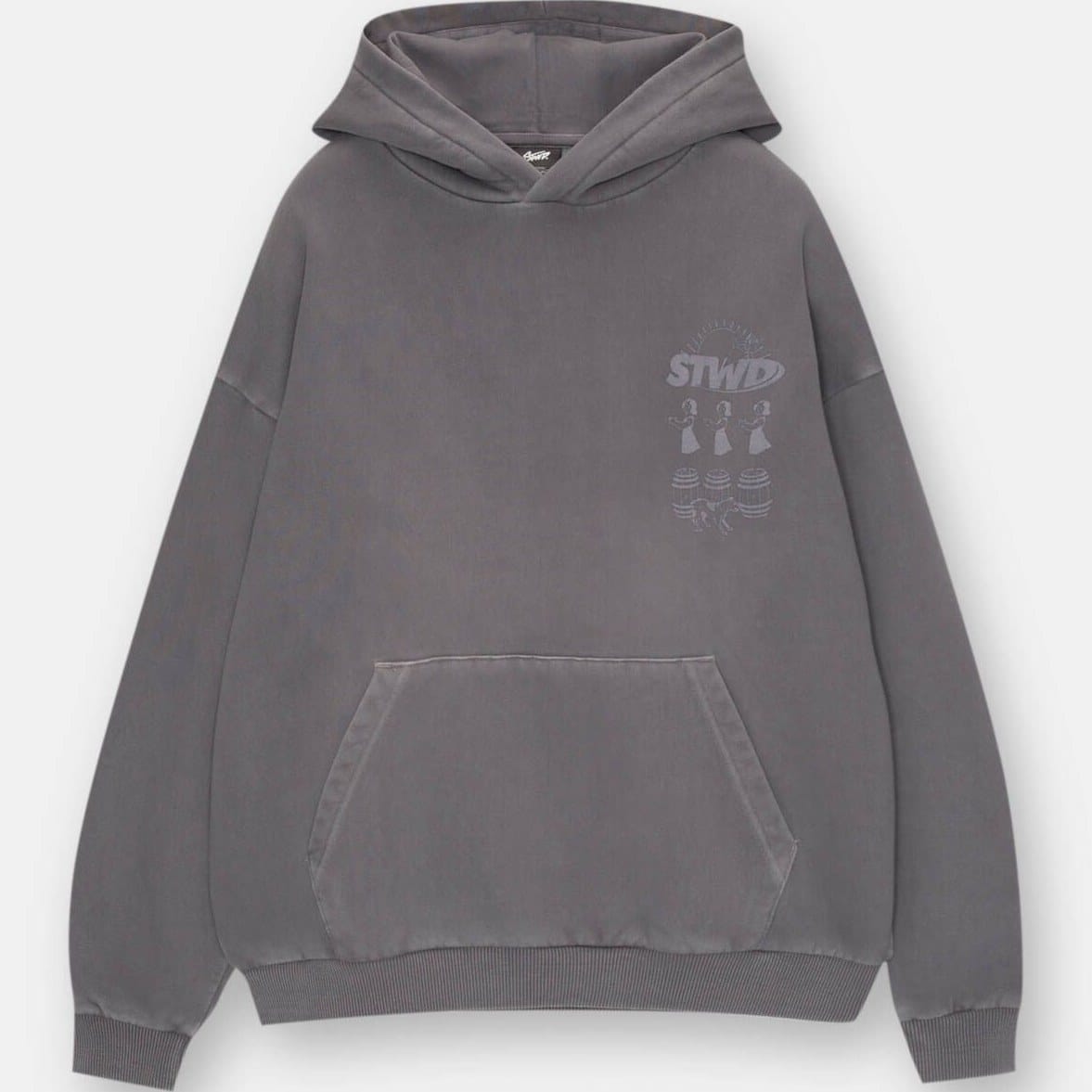 Printed Oversized Hoodie