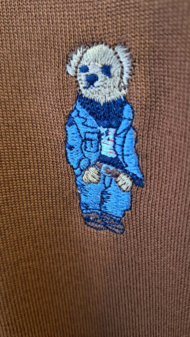 Polo Bear Embroidered Sweater