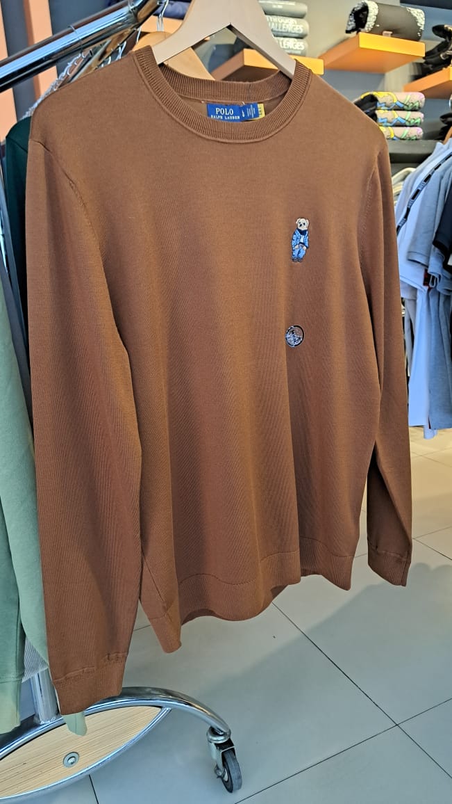 Polo Bear Embroidered Sweater
