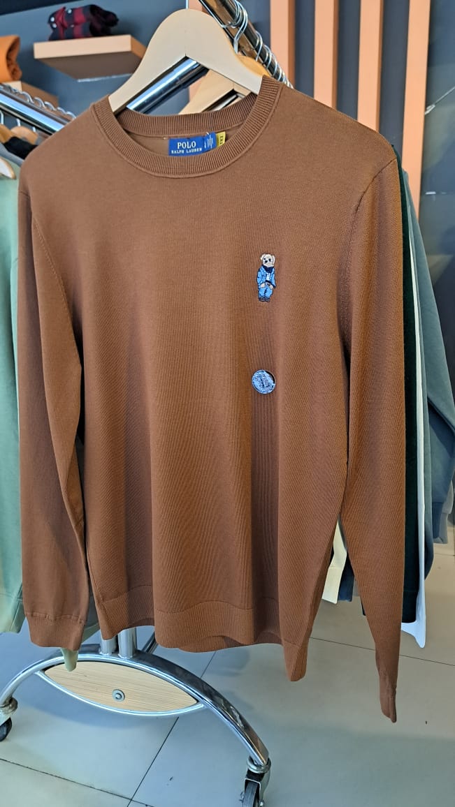 Polo Bear Embroidered Sweater