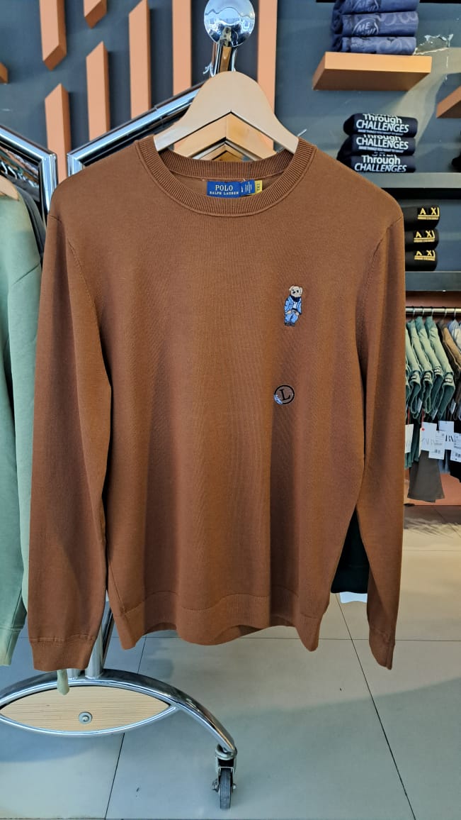 Polo Bear Embroidered Sweater