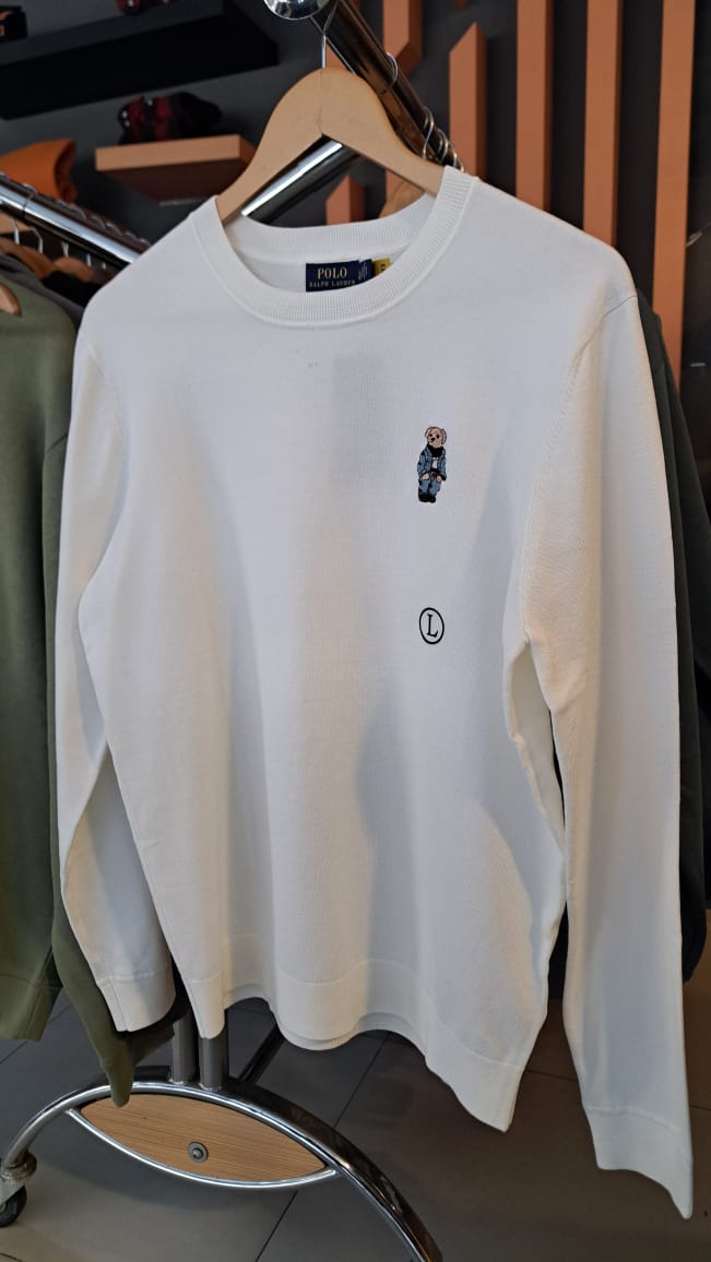 Polo Bear Embroidered Sweater