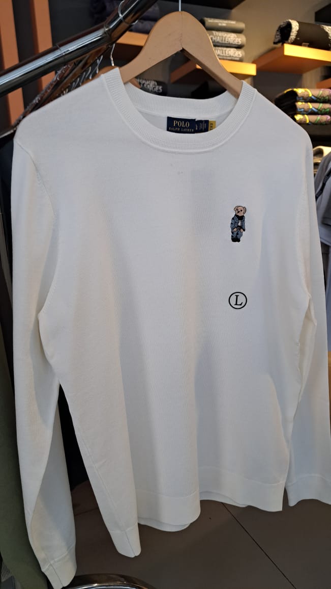Polo Bear Embroidered Sweater