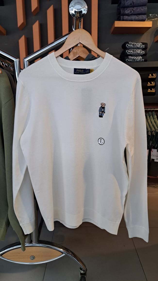 Polo Bear Embroidered Sweater