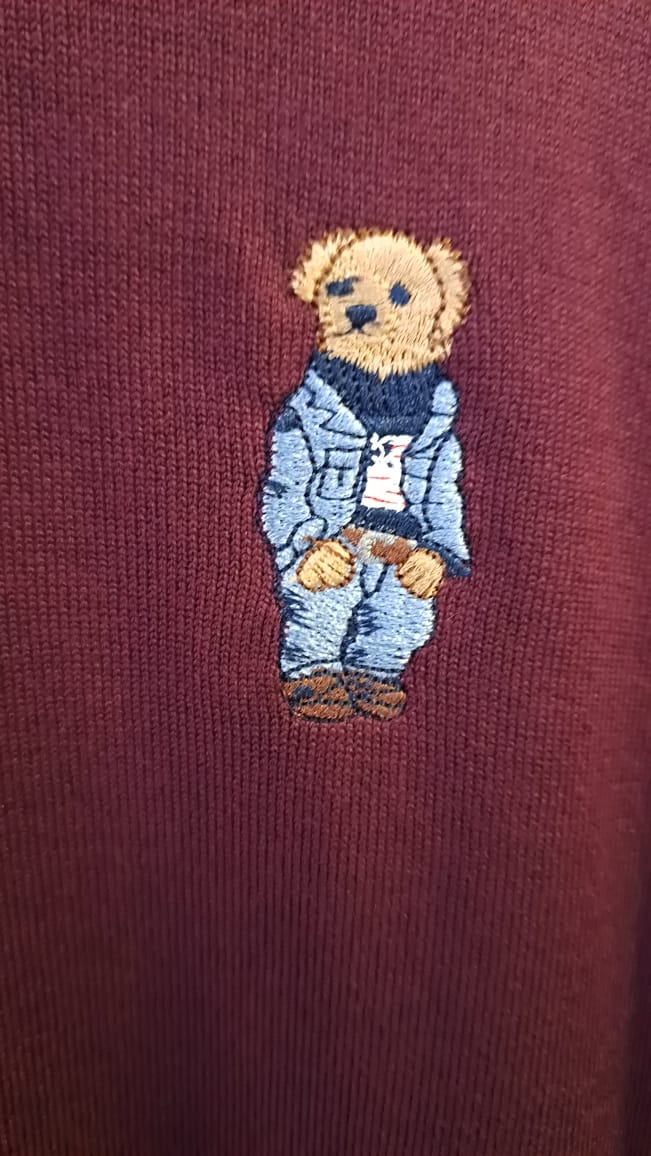 Polo Bear Embroidered Sweater