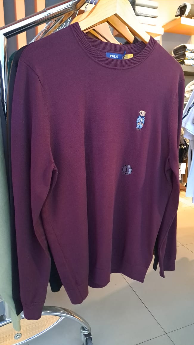 Polo Bear Embroidered Sweater