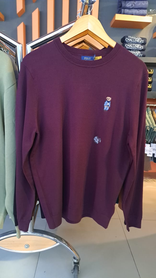 Polo Bear Embroidered Sweater