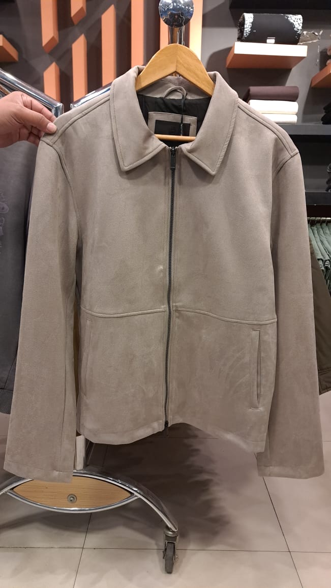 Suede Classic Collar Jacket