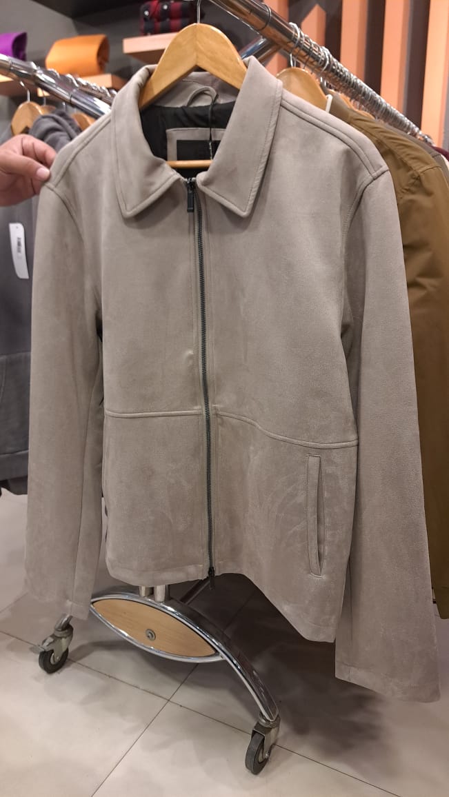 Suede Classic Collar Jacket