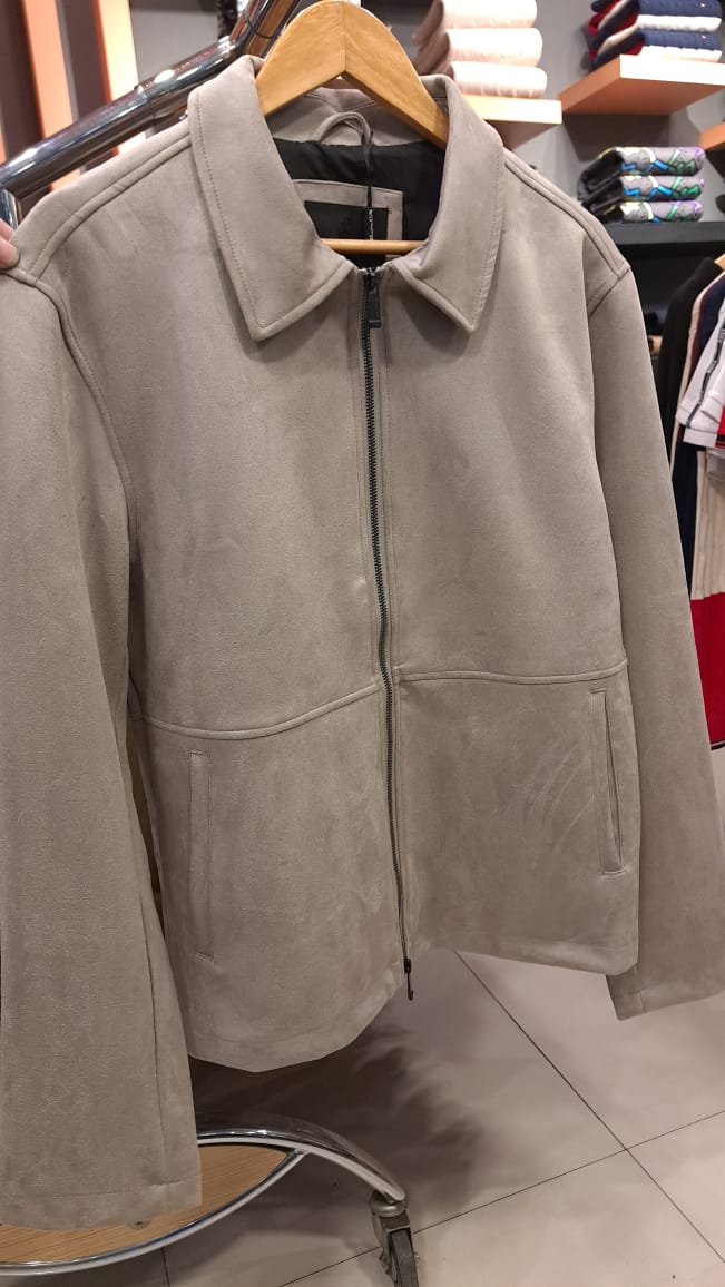 Suede Classic Collar Jacket