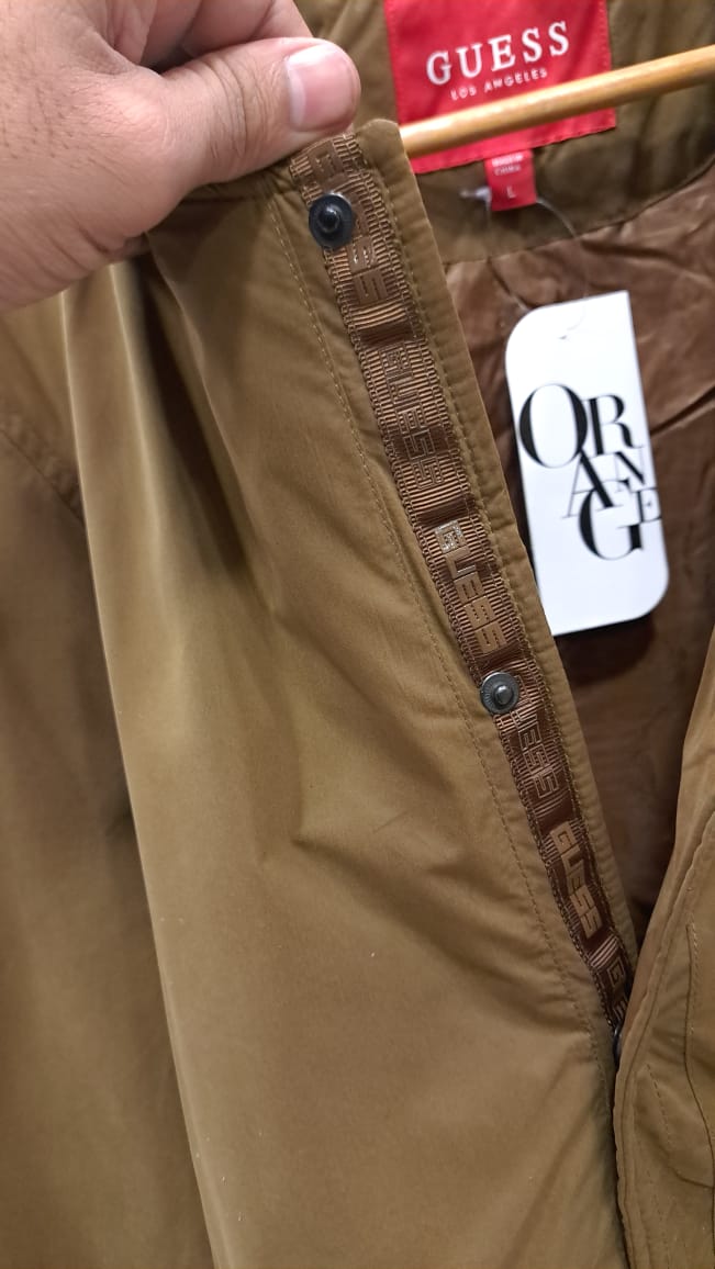 Buttoned Bomber Jacket