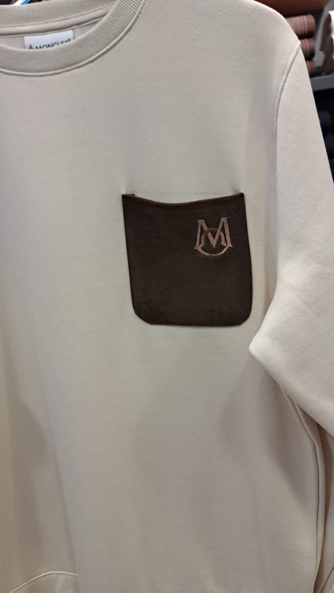 Suede Pocket Sweatshirt