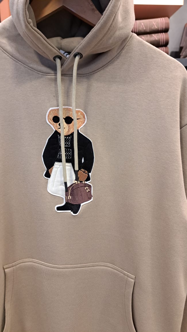 Bear Artwork Hoodie