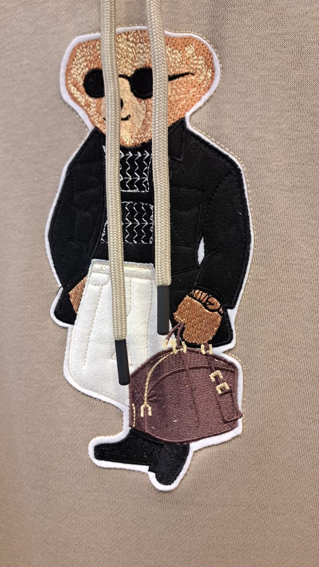 Bear Artwork Hoodie