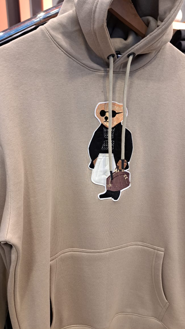 Bear Artwork Hoodie