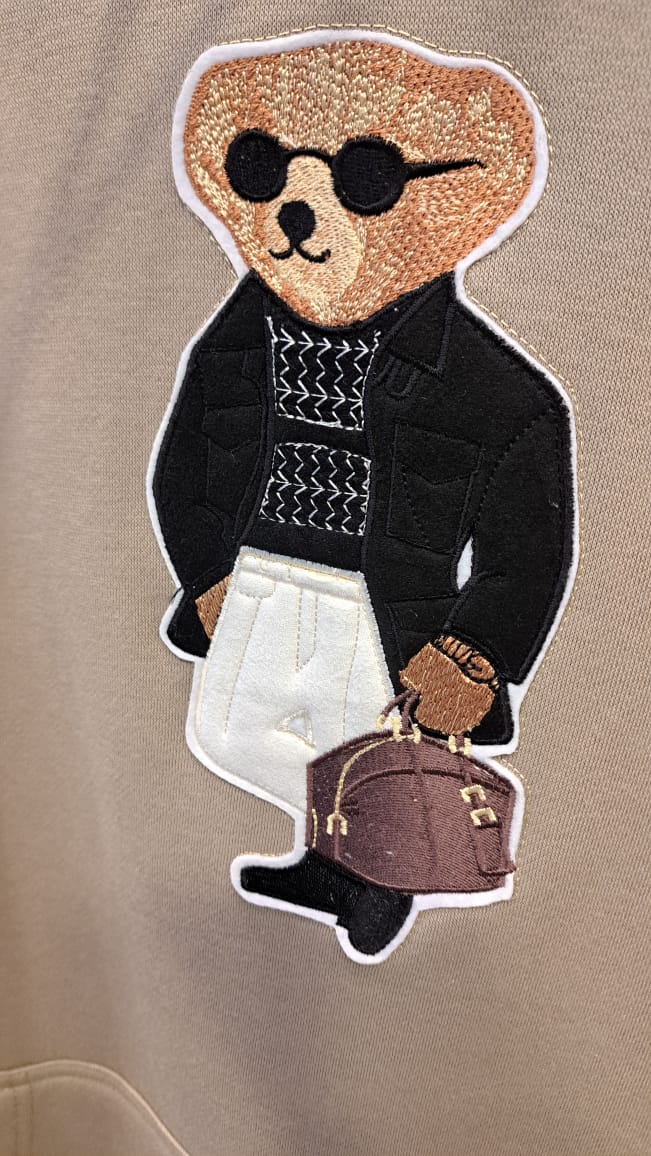 Bear Artwork Hoodie