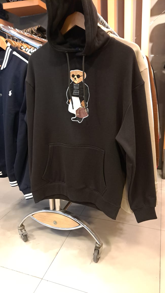 Bear Artwork Hoodie