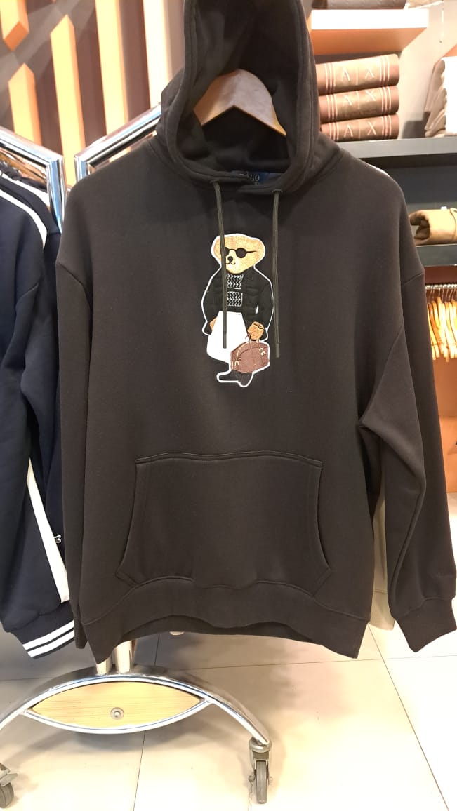 Bear Artwork Hoodie