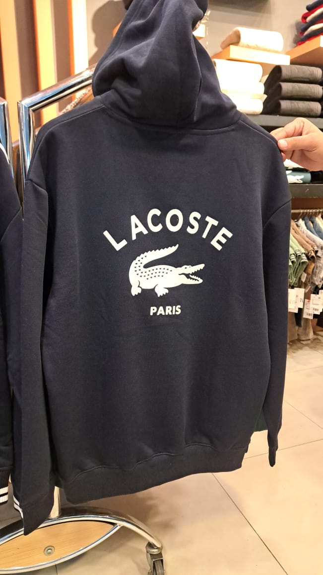 Contrast Logo Hoodie