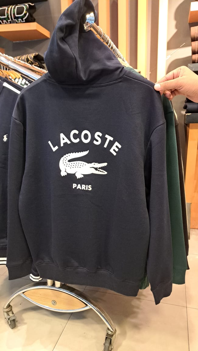 Contrast Logo Hoodie