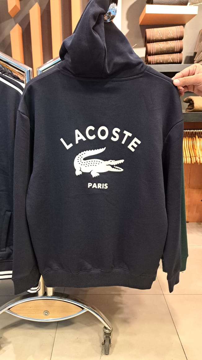 Contrast Logo Hoodie