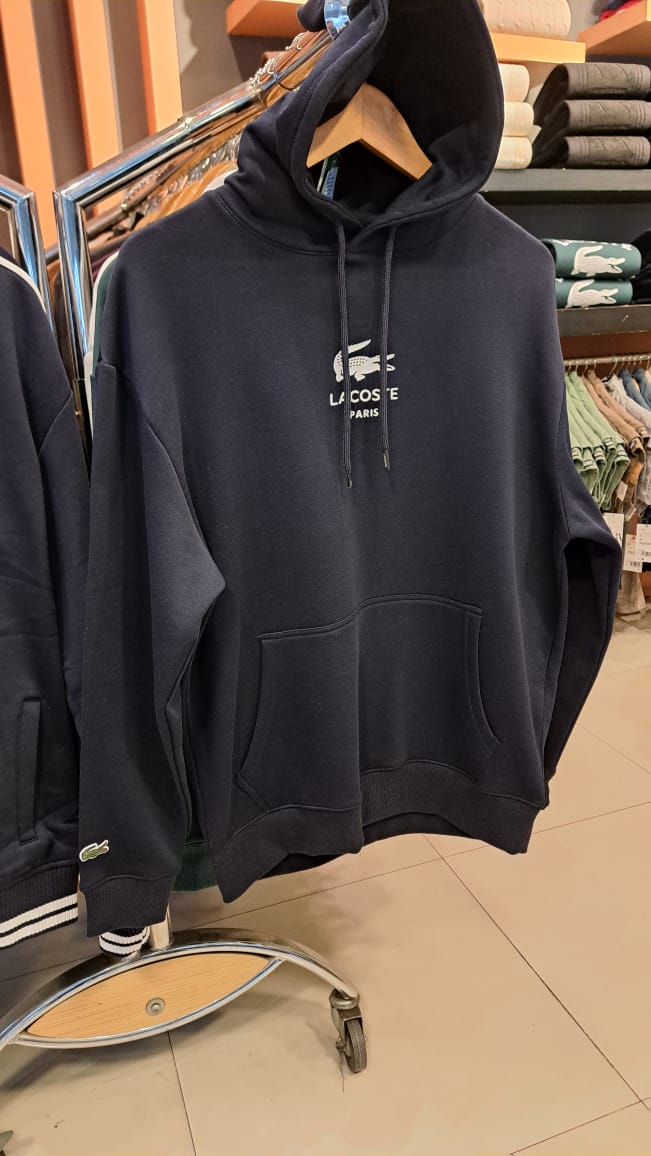 Contrast Logo Hoodie