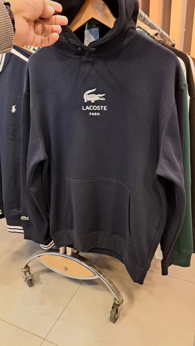 Contrast Logo Hoodie