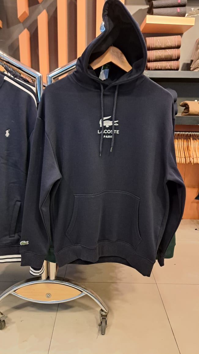 Contrast Logo Hoodie