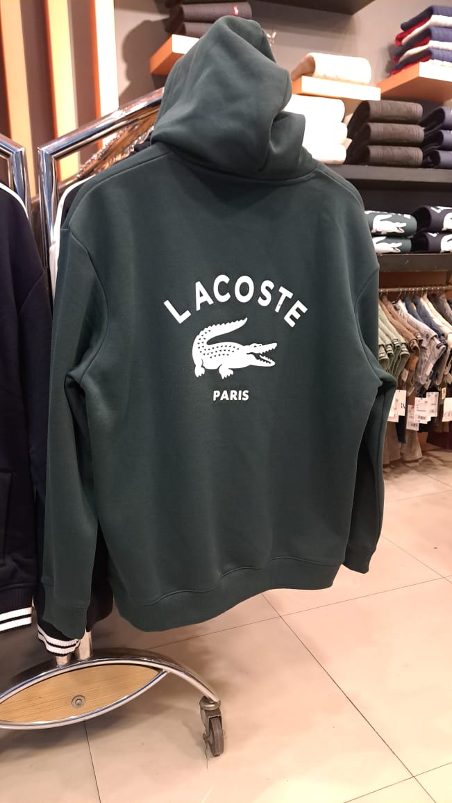 Contrast Logo Hoodie