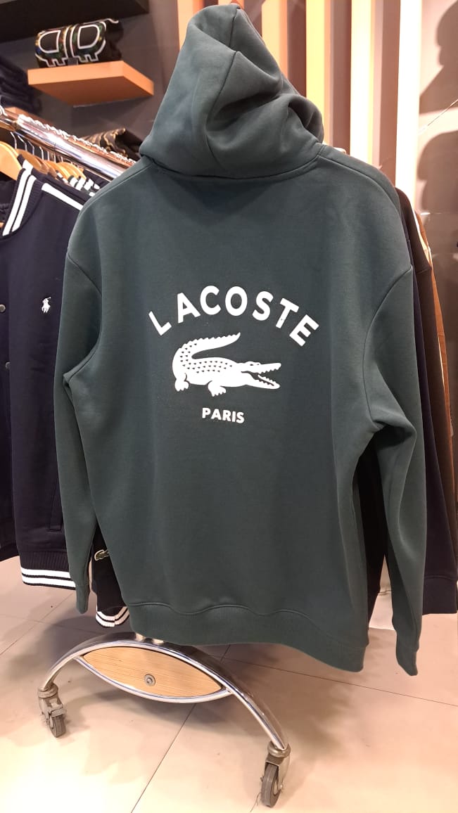 Contrast Logo Hoodie