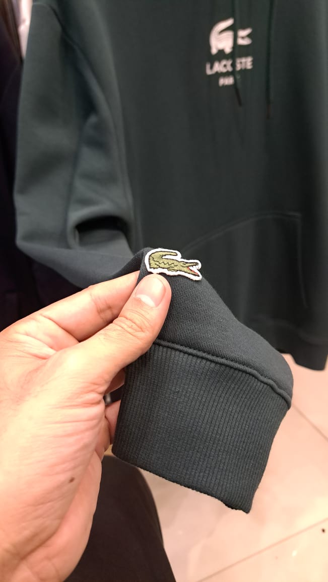 Contrast Logo Hoodie