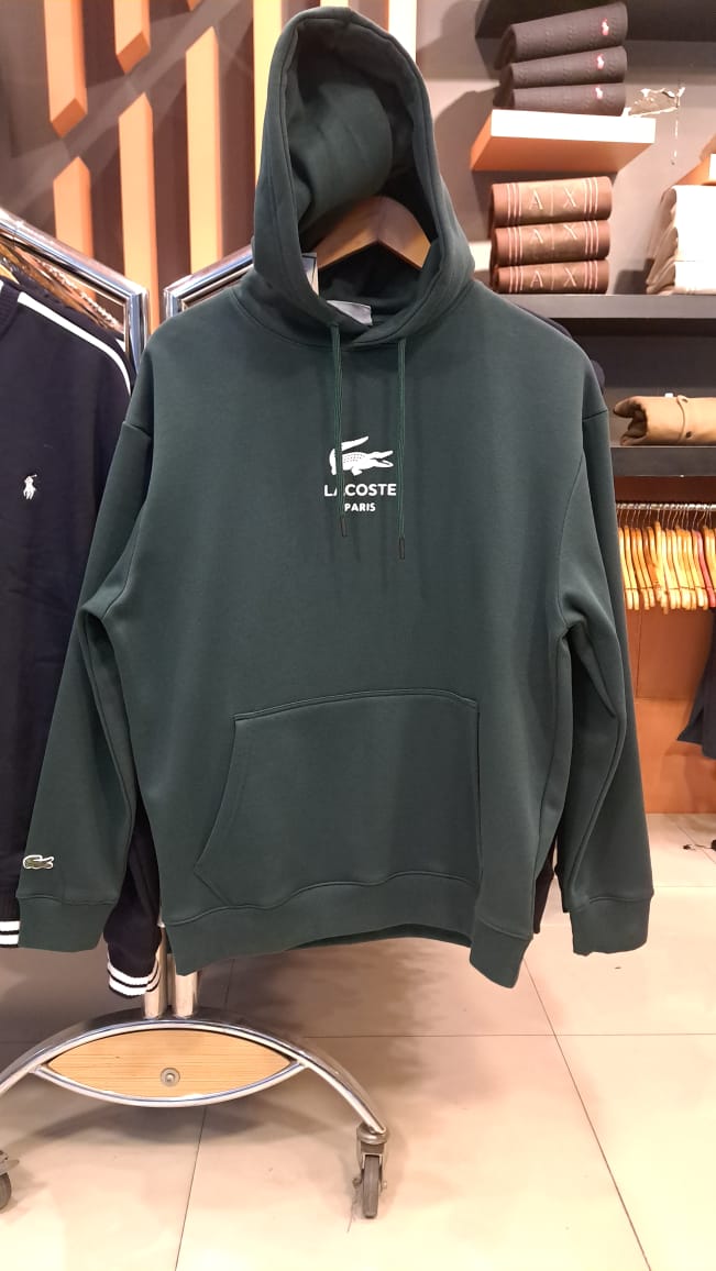 Contrast Logo Hoodie