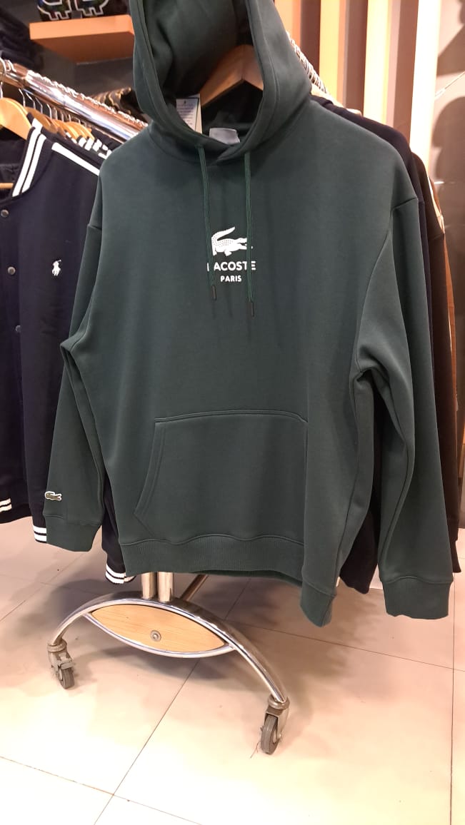 Contrast Logo Hoodie