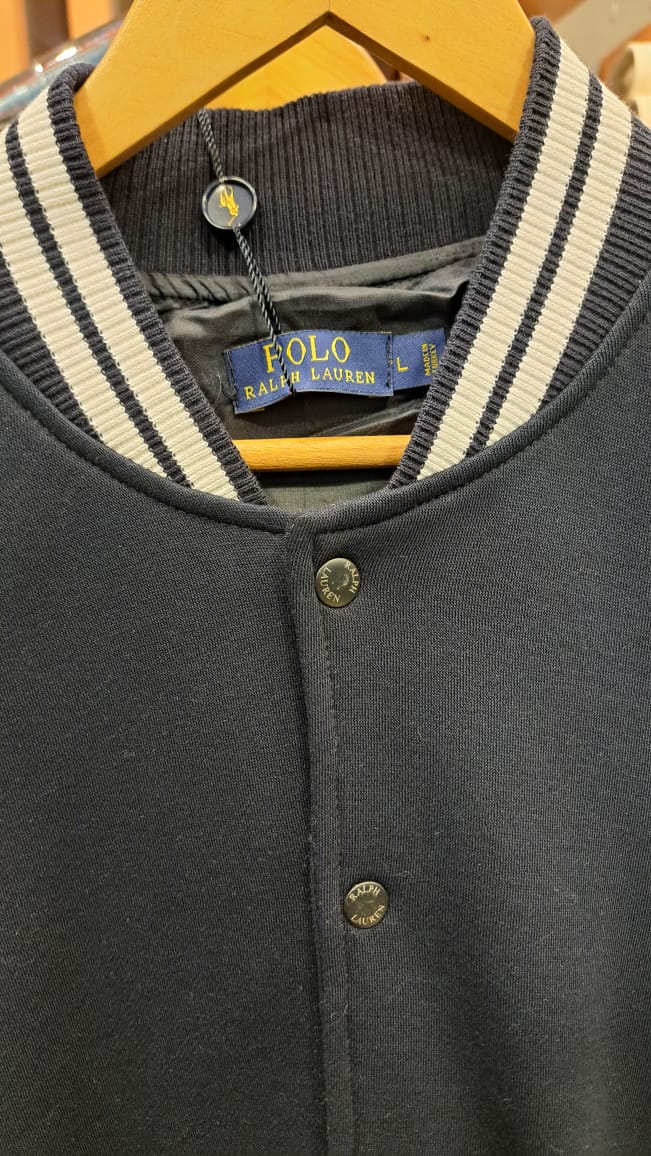 Small Pony Varsity Jacket (Navy)