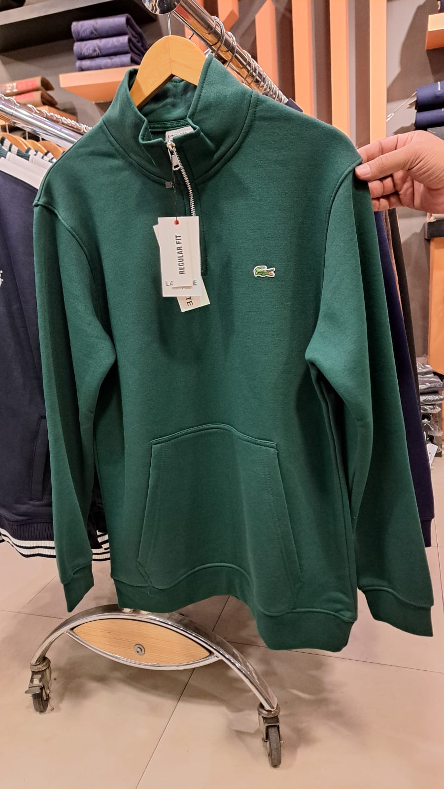 Quarter Zippers with Classic Logo