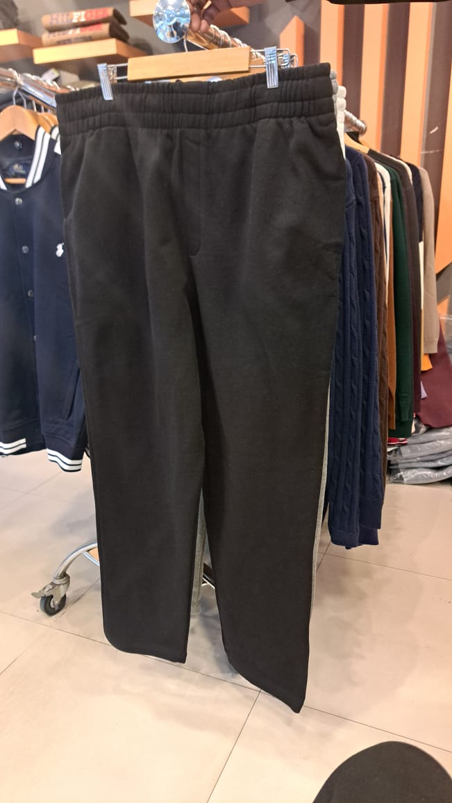 STRAIGHT FLEECE JOGGING TROUSERS
