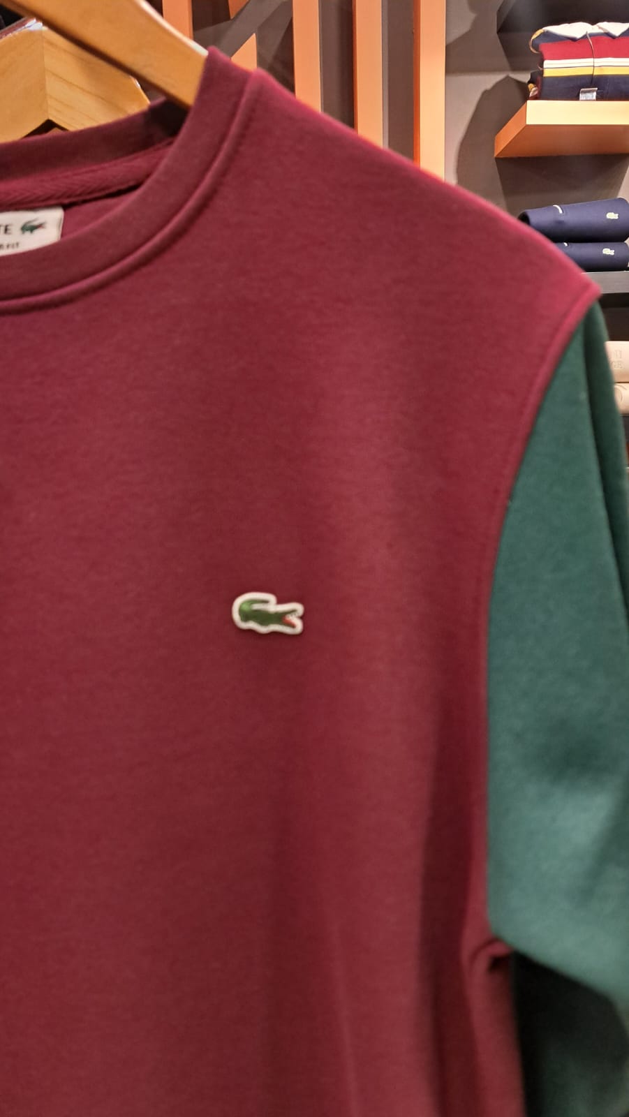 CONTRASTING ARMS SWEATSHIRTS