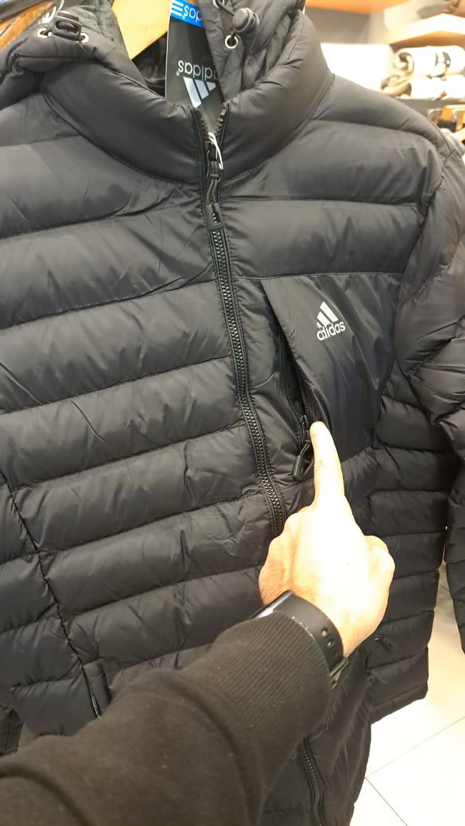 Puffer Jacket with Detachable Hoodie (Black)