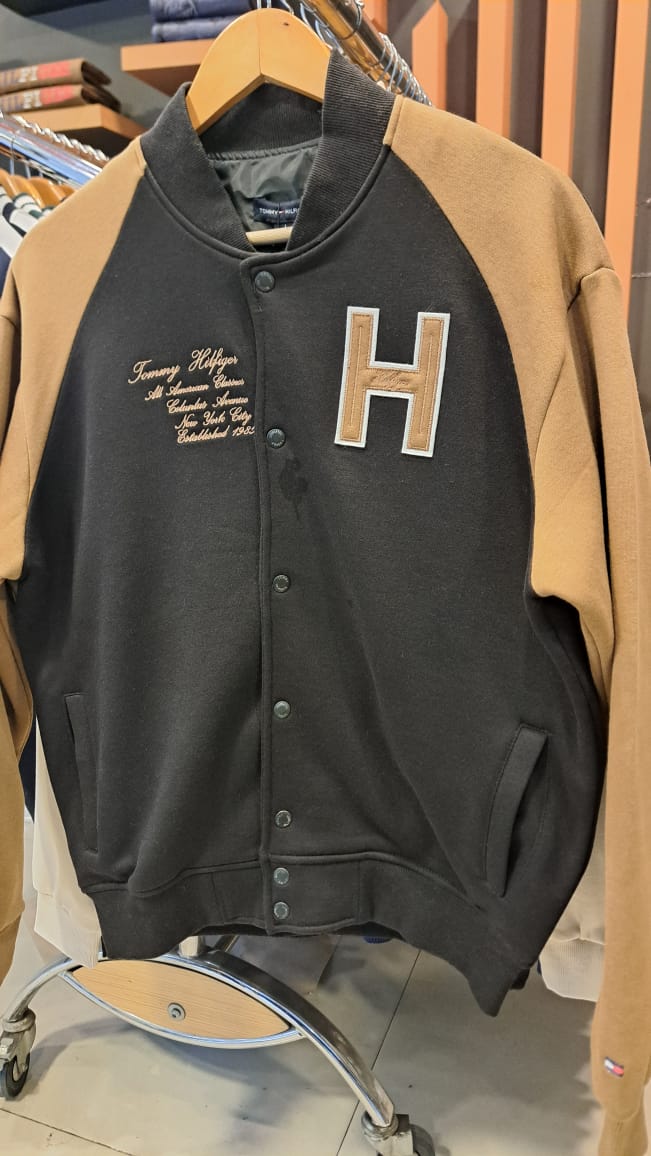 Embroidered Details Varsity Jacket