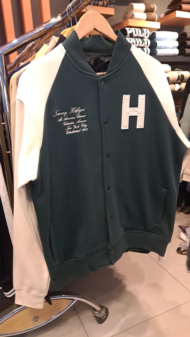 Embroidered Details Varsity Jacket