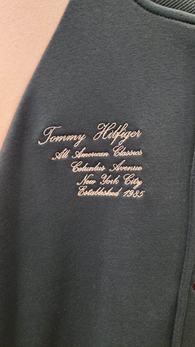 Embroidered Details Varsity Jacket