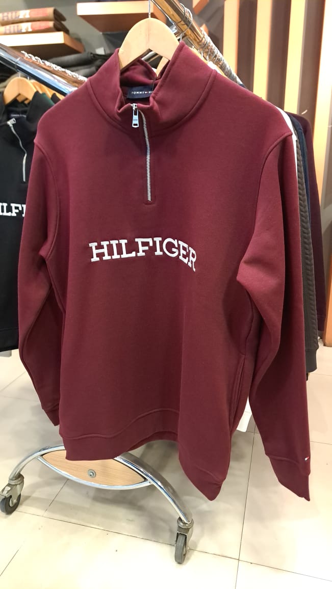 Quarter Zipper with Embroidered Logo
