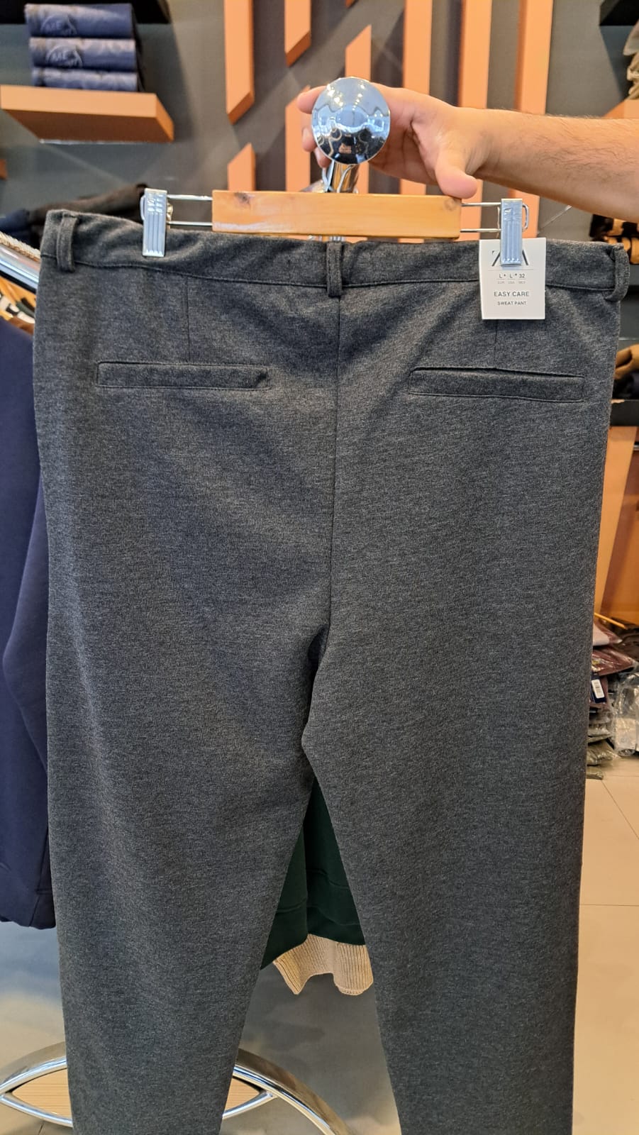 SLIM STRAIGHT TECHNICAL Fabric PANTS