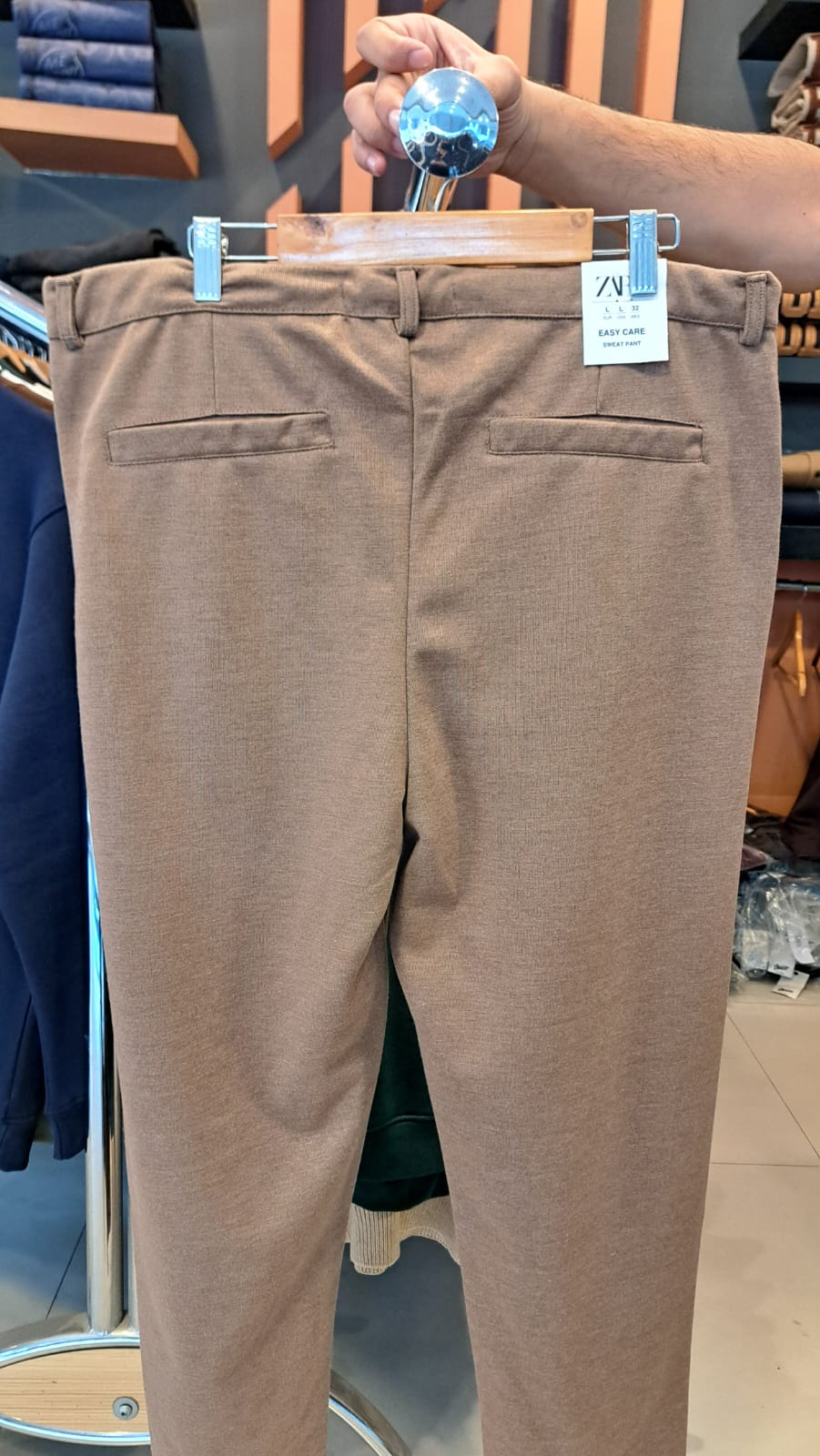 SLIM STRAIGHT TECHNICAL Fabric PANTS
