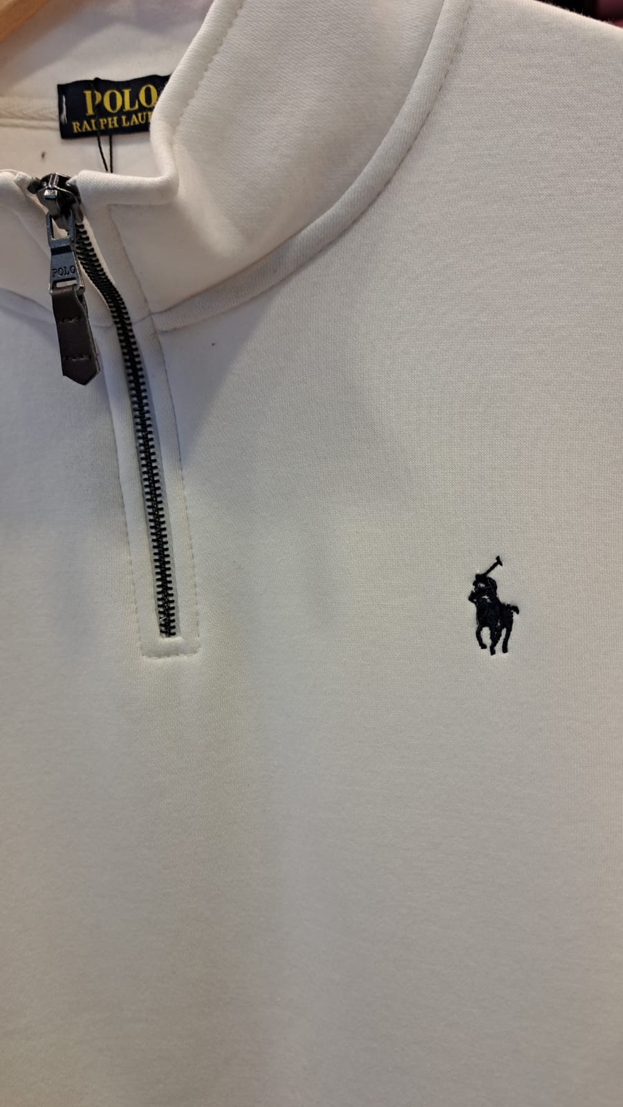 Embroidered Pony Quarter Zipper