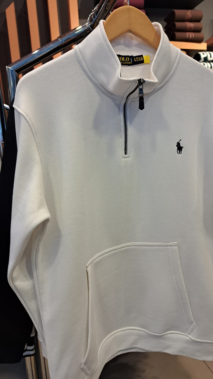 Embroidered Pony Quarter Zipper