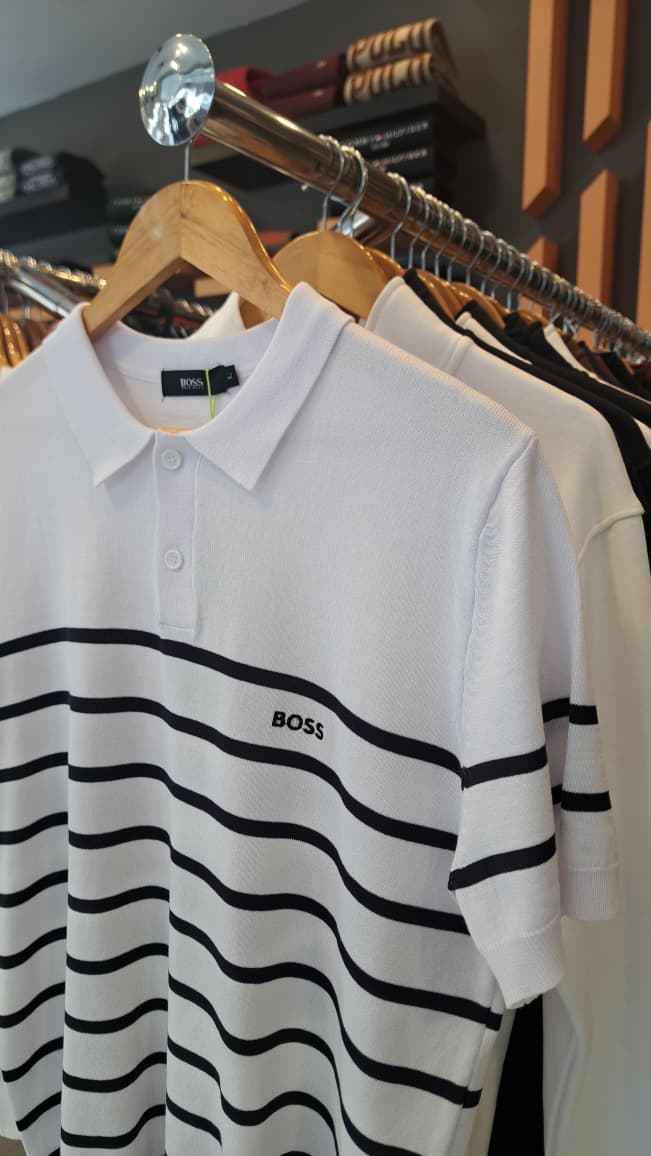 OLD Money Striped Polo